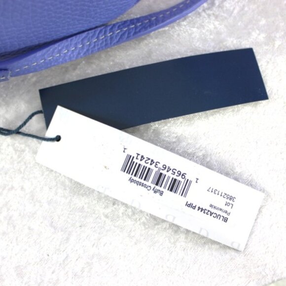 Dooney & Bourke Buffy Crossbody - PIPI Blue Pebble Leather Bag NWT - Picture 9 of 13